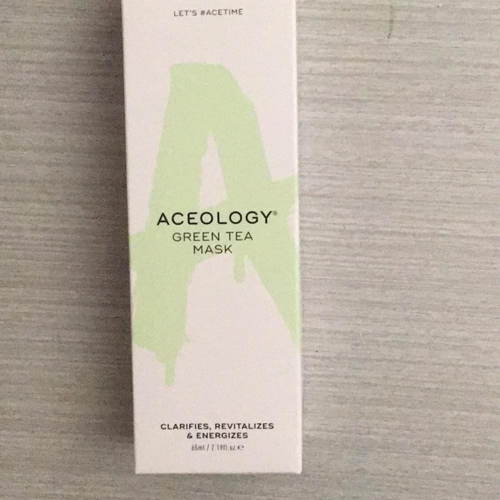 Aceology green tea mask